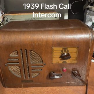 1939 Flash Call Intercom
