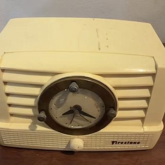 1950s Firestone Alarm Clock Radio