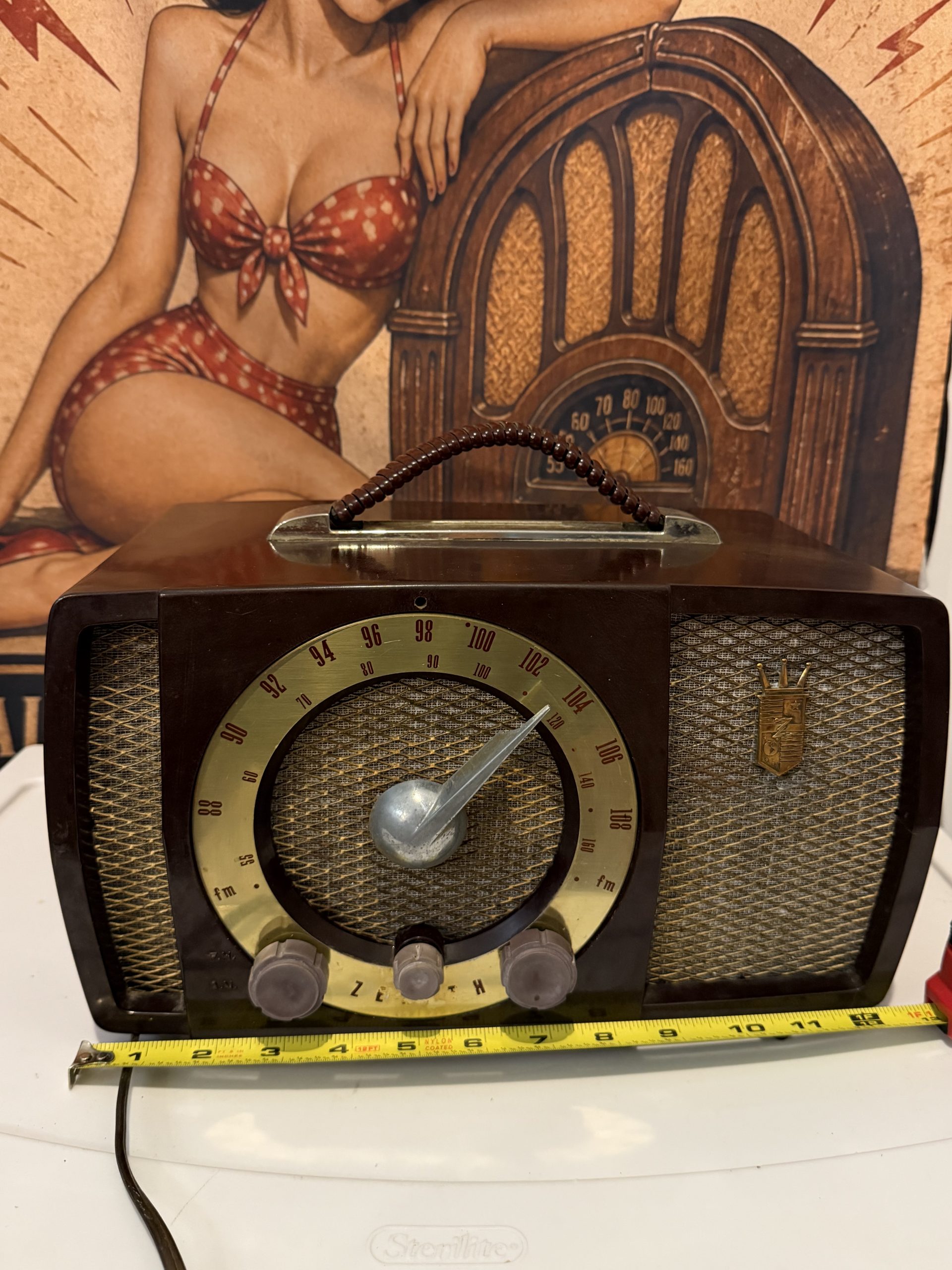 1951 AM/FM Zenith H724 - Image 3