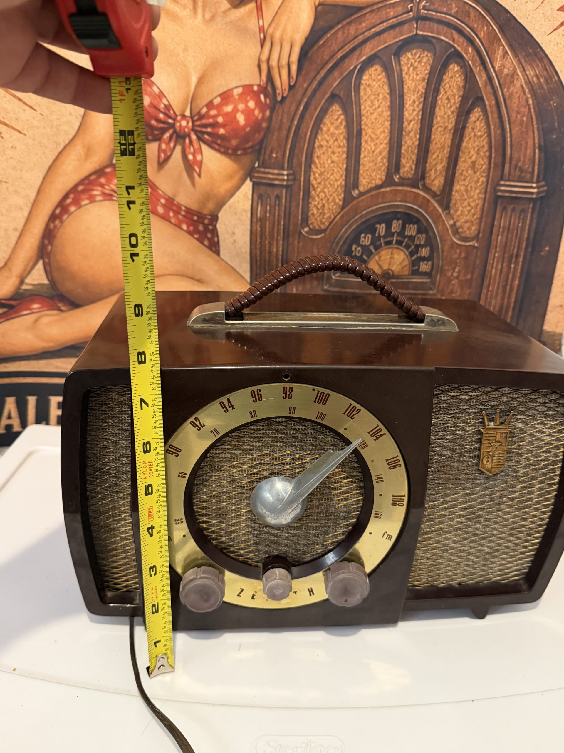 1951 AM/FM Zenith H724 - Image 4
